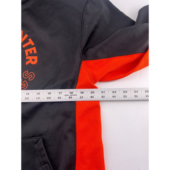 Byron Center Sweatshirt Hooded Unisex Adult Medium BC Black Orange Hooded School - Picture 7 of 8
